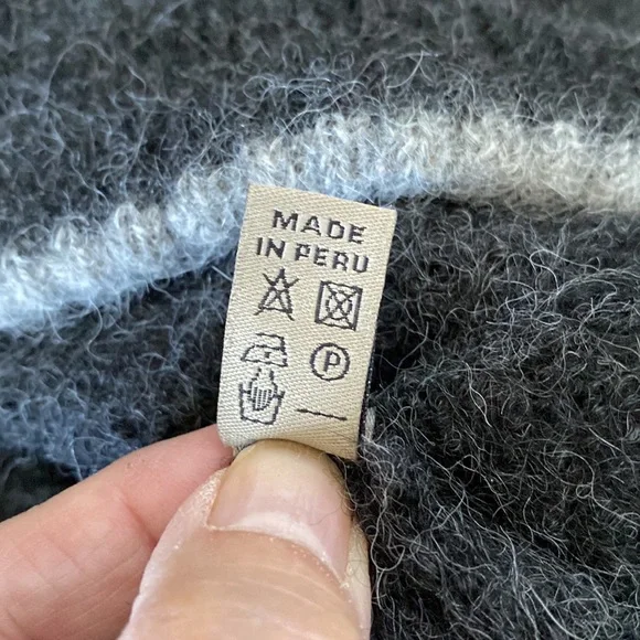 Peruvian Link 100% Alpaca men’s 1/4 zip cozy, soft, comfy pullover Size L - Picture 17 of 17